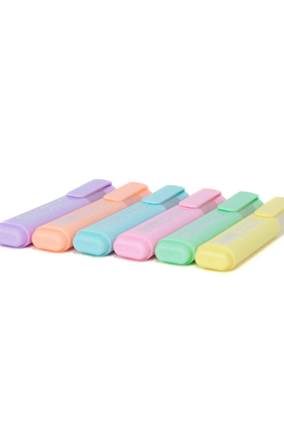 Kırtasiye Fosforlu Kalem Pastel Renkli Pratik Kullanışlı Kalıcılığı Yüksek Rahat 6 Adet